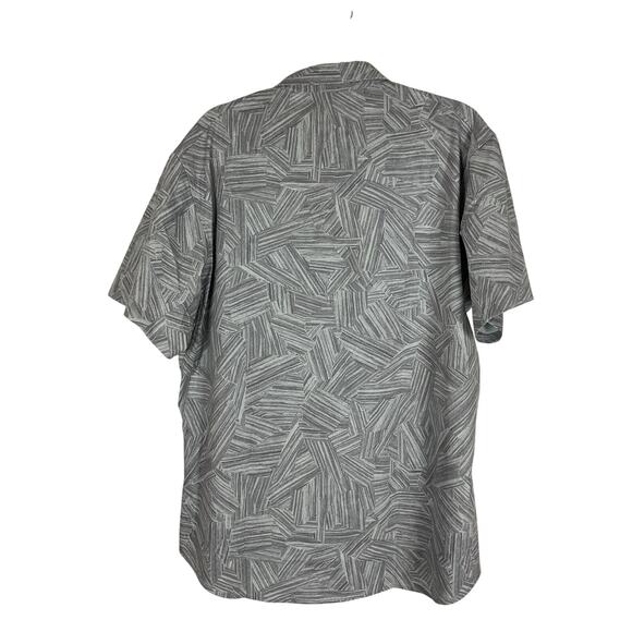Lululemon Men's Airing Easy Short-Sleeve Shirt in Gray Pattern Size‎ XXL - Picture 7 of 7